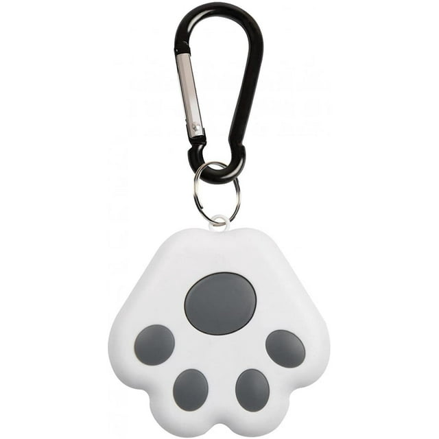 VeekiVeeki Cute Cat Paw GPS Tracking Locator with Keychain, Lightweight Portable Bluetooth 4.0 Intelligent Anti-LoFY Device, for Luggages/Kid/Pet/Dog/Pet, Bluetooth Locator Alarms DeviceFY-001