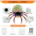 thumbnail image 5 of DeeKom Halloween Inflatable Decorations Outdoor 8' Spider Blow up Decor with Magic LED Light Lawn Yard Garden for Party Celebration Festival, 5 of 7