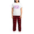 thumbnail image 4 of CafePress - Mama Bear Pajamas - Women's Short Sleeve Print T-Shirt and Pants Light Cotton Pajama Set, 4 of 7