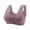 Purple, variant on VISALY Push Up Bra Cotton Bras For Women Comfortable Bra For Seniors 2023 New Comfortable Front Closure Bra Cotton Bras For Older Women Wireless Bras For Women Comfortable Bras Bras For Women Beige L