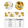 thumbnail image 6 of Xipuska Sunflower Spring Bed Runners for Queen Size Bed, Decorative Bed Throws for Foot of Bed, Summer Pastoral Botanical Floral Bed Runner Sofa Throw Bedding Scarf Protector Slipcover for Bedroom, 6 of 6