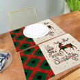 thumbnail image 4 of nipocaio Sets de Table de Cuisine de Noël pour Isolation Antidérapante, 4pcs, 4 of 4