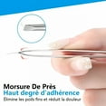 thumbnail image 6 of EXLEAF 2026 New Slant Tweezer with Surgical Grade Material, Ergonomically Designed for Facial Hair Removal, Wide Grip Stainless Steel Eyebrow Shaping Tool, 6 of 6