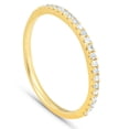 thumbnail image 3 of Pompeii Diamond Wedding Ring Womens Stackable Band 10k Yellow Gold (H/I,I1-I2), 3 of 4