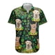 thumbnail image 2 of Camisa de playa con estampado 3D de perro y animal divertido, lindas camisetas con gráficos de mascotas para hombres, ropa, camisas hawaianas casuales, blusas de manga corta para niños, 2 of 5