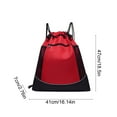 thumbnail image 3 of Gumesh Multifunctional Waterproof Drawstring Sports Backpack，Drawstring Backpack Large Capacity Backpack Leisure Fitness Outdoor Sports Multi Functional Solid Color Backpack Laundry Room Organization, 3 of 6
