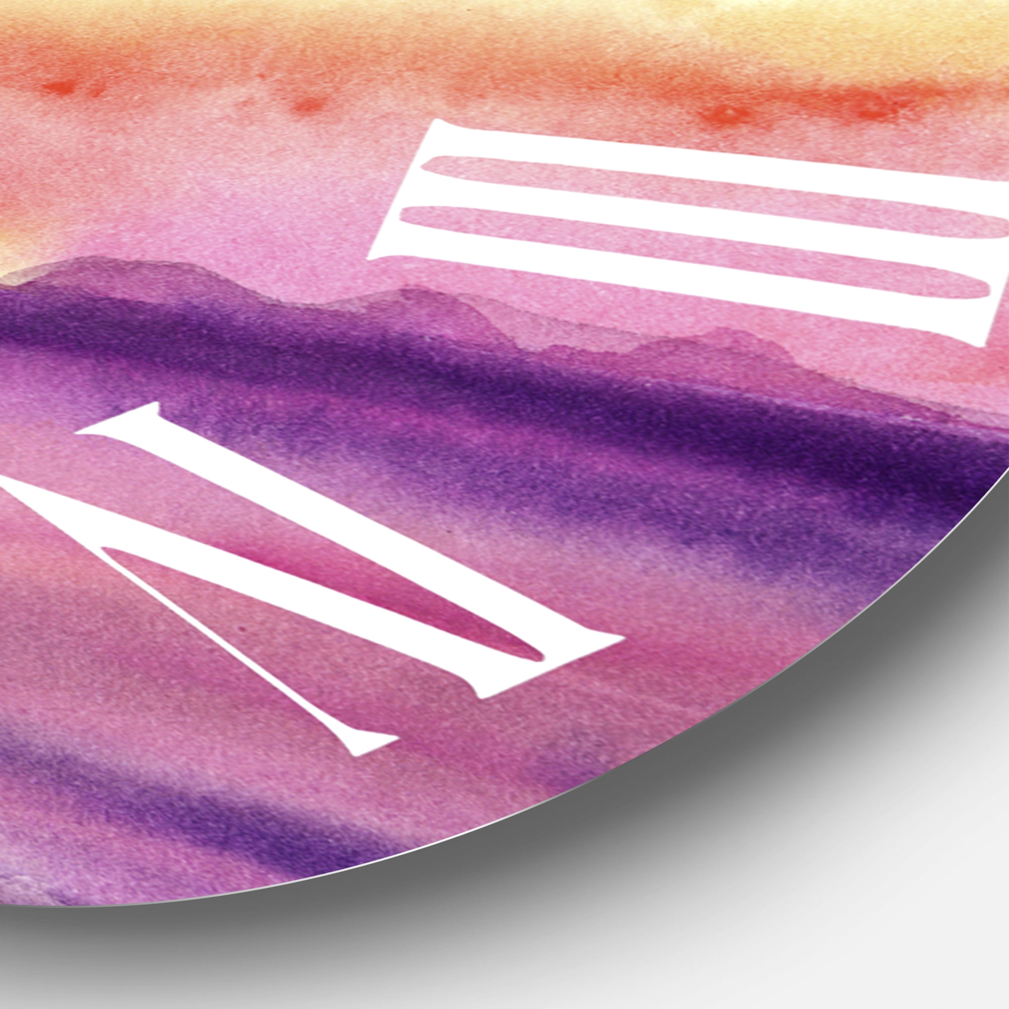 Designart 1 in Coastal Wall Clock