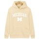 thumbnail image 3 of Sudadera con capucha para hombre y mujer, suéter Unisex con estampado de letras de Míchigan, moda informal para estudiantes y parejas, Otoño e Invierno, 3 of 5