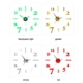 thumbnail image 2 of JOGZMZ DIY Wall Clock Silent Non-Ticking, Frameless Analog Clock Modern Style Battery Operated Wall Clock for Living Room, Bedroom Indoor Use, 2 of 7