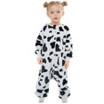 thumbnail image 2 of RFQWOVSR Baby Long Sleeve Footless Onesie with Zipper Closure, Flannel, 2 of 6