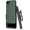 thumbnail image 3 of BELTRON iPhone 7/8/SE 2020 Holster Case, Super Slim Rubberized Grip Case & Swivel Belt Clip Holster Combo with Built-in Kickstand for for Apple iPhone SE 2nd Gen 2020, 8, 7, 6, 6s Cyprus Green, 3 of 9