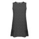 thumbnail image 5 of Vestido Corto para Mujeres Verano Moda Casual Impreso Lado Plisado Cuello Redondo Vestido sin Mangas para el Uso Diario, 5 of 7