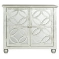 thumbnail image 2 of SAFAVIEH Havana Geometric Glam 2 Tier Storage Chest, Silver Leaf, 2 of 4