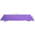 thumbnail image 3 of BalanceFrom 6 Ft. x 2 Ft. x 1.5 In. Three Fold Folding Exercise Mat with Carrying Handles for MMA, Gymnastics and Home Gym, Purple, 3 of 6