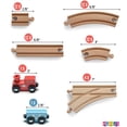 thumbnail image 2 of Vías de tren de madera de Play22, de 52 piezas + 2 tren Play22 N/A, 2 of 2