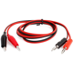 thumbnail image 1 of Conector de cable de altavoz de audio con conector banana de 4 mm, conectores de enchufe aislados de 4 mm para cables de altavoz, placa de pared y más+clip de cocodrilo de prueba, 30 piezas LingWen 8390605713552, 1 of 1