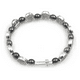 thumbnail image 2 of Pulsera San Benito Rosario Con Cuentas De Hematita Xtellar plateado, 2 of 4