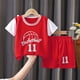 thumbnail image 2 of Traje de baloncesto para niños, traje deportivo de secado rápido, chaleco de verano de dos piezas sin mangas para niños medianos y grandes, 2 of 5