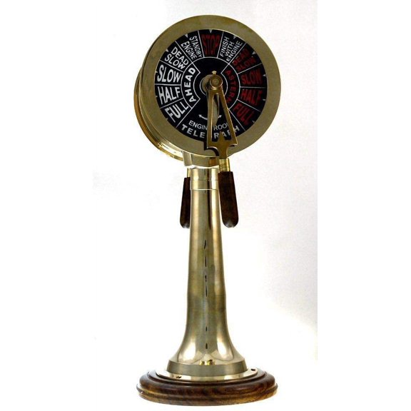 Ship Engine Telegraph 12" Marine Home Decor Nautical Brass Telegraph