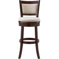 thumbnail image 3 of ZXNYH Swivel Pub Height Barstool 29 Inch Seat Height Black Set of 1, 3 of 8
