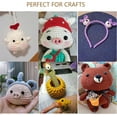 thumbnail image 4 of Safety Eyes 100pcs Plastic Doll Eyes with Belt Washers for DIY Stuffed Doll,Puppet Crafts, 4 of 5