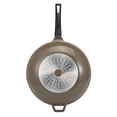 thumbnail image 5 of 14" Green Ceramic Wok by Ozeri, with Smooth Ceramic Non-Stick Coating (100% PTFE and PFAS Free), 5 of 6