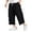 Black, variant on Mens Elastic Waist Pants Baggy Wide Leg Hanging Crotch Hop Mens Jeans,WH2,XL