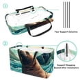 thumbnail image 4 of Sea Lion Large Capacity Foldable Reusable Oxford Cloth Storage Box: Ideal for Beach Days, Picnics, and Picnic Baskets, 4 of 7