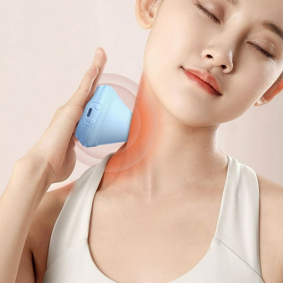 Masajeador de puntos de acupuntura para fascia, adsorción, relajación, pies, hombros, cuello, cintura, vibración, compresas calientes, bulbo fascial.