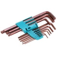 thumbnail image 3 of Uds llave hexagonal aleación de acero brazo largo cabeza de bola tornillo apriete Kit de herramientas de mano 0619 métrico VoborMX herramienta, 3 of 8