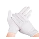 thumbnail image 1 of 12 pares de guantes de algodón blanco para secar las manos, guantes de trabajo suaves y elásticos, para monedas, joyas, plata, guantes de inspección, 1 of 5