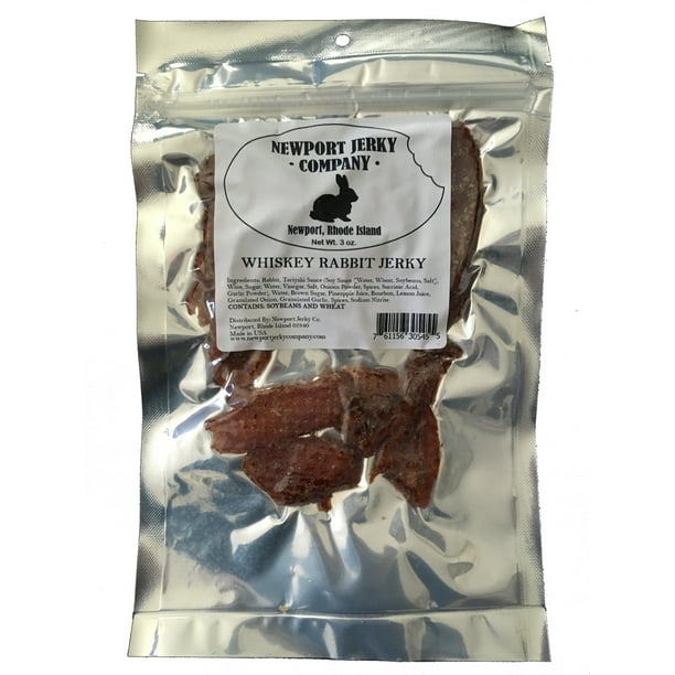 Whiskey Flavored Rabbit Jerky