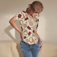 thumbnail image 3 of Fotbe Valentine'S Day Rose Body de Mujer con Cuello Redondo y Mangas Cortas, Sin Mangas Ajustado, Suave, Cómodo y Básico-XX-Large, 3 of 7