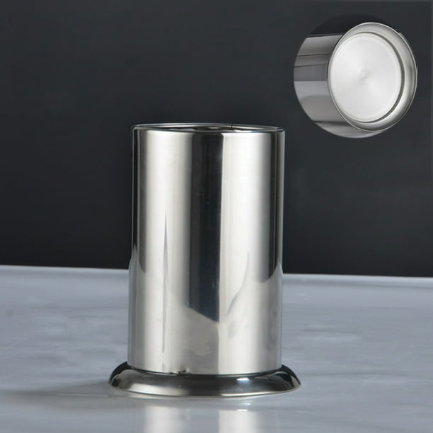 MERRYHAPY Organizador De Utensilios De Cocina En Acero Inoxidable Plateado Resistente Para Guardar Cubiertos