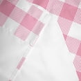 thumbnail image 4 of Valentine's Day Valances for Windows Cute Sweet Pink Plaid Love Heart Rod Pocket Curtain Valance Window Treatment Short Curtains for Kitchen Living Room, 42"x18", 4 of 7