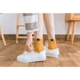 thumbnail image 3 of Sonducket 1 par de calcetines de algodón de tubo medio para mujer, cómodos, suaves, reutilizables, informales, para deportes escolares, Accesorios de calzado Gris claro, 3 of 6