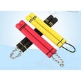 thumbnail image 3 of GETIT Professional Training Nunchucks, Solid Rubber Training Nunchakus With Steel Chain, Ergonomic Design Compatible with Beginners And Professional PerCompatible withmers, 3 of 4