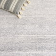 thumbnail image 6 of SAFAVIEH Abstract Rumen Solid Color Area Rug, Ivory/Silver, 6' x 6' Round, 6 of 10