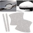 thumbnail image 1 of 10pcs Car Rhine Bling Door Handle Reflective Trim Stickers Protective Film Strips Set, Universal Side Rear View, 1 of 5
