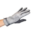thumbnail image 3 of Womens Fashion Smart Touch Glove - Houndstooth Trim Grey, 3 of 3