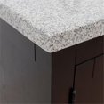 thumbnail image 5 of Bellaterra Home 400100-37L-BA-GYR 37 in. Single Vanity with Granite Top & Rectangle Sink Left Doors & Left Sink, Brown Ash & Gray, 5 of 11