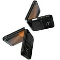 thumbnail image 5 of Dteck Samsung Galaxy Z Flip 4 Case with Ring Stand, Slide Lens Camera Cover 360 Degree Rotating Ring Kickstand Magnetic Military Grade Heavy Duty Rugged Case for Samsung Z Flip4,Black, 5 of 9