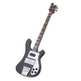 thumbnail image 4 of Fosa Black Miniature Bass Guitar Replica with Stand and Case Instrument Model Ornaments Gift, Musical Model, Miniature Instruments, 4 of 8