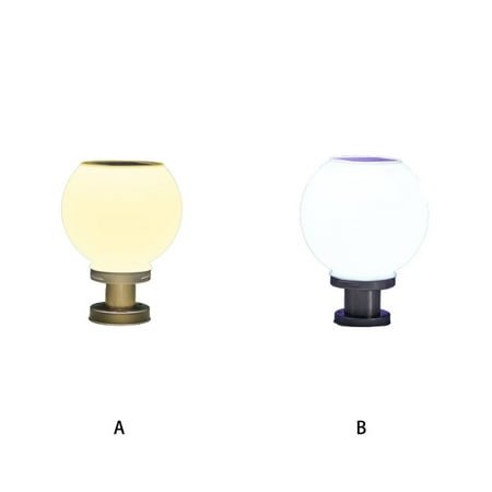 

Solar Powered Round Ball Lamp Waterproof Solar Powered Body Induction Lamp for Outdoor Garden Backyard 25cm White Light