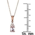 thumbnail image 6 of Gin & Grace 10KT RG Morganite and diamond accent Pendant Necklace, 6 of 6