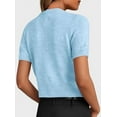thumbnail image 3 of PRETTYGARDEN Womens Casual Summer Short Sleeve Cardigans Button Down Knitted Sweater Basic Crew Neck Crop Tops, 3 of 10