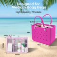 thumbnail image 2 of Insertos organizadores para bolsa de playa XYFuuee para Bogg Bag mediana rosa, 2 of 7