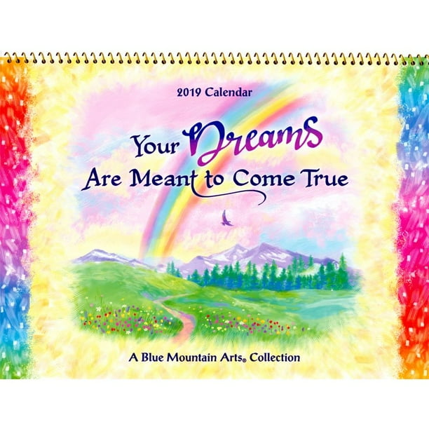 2019 Your Dreams Wall Calendar, by Blue Mountain Arts