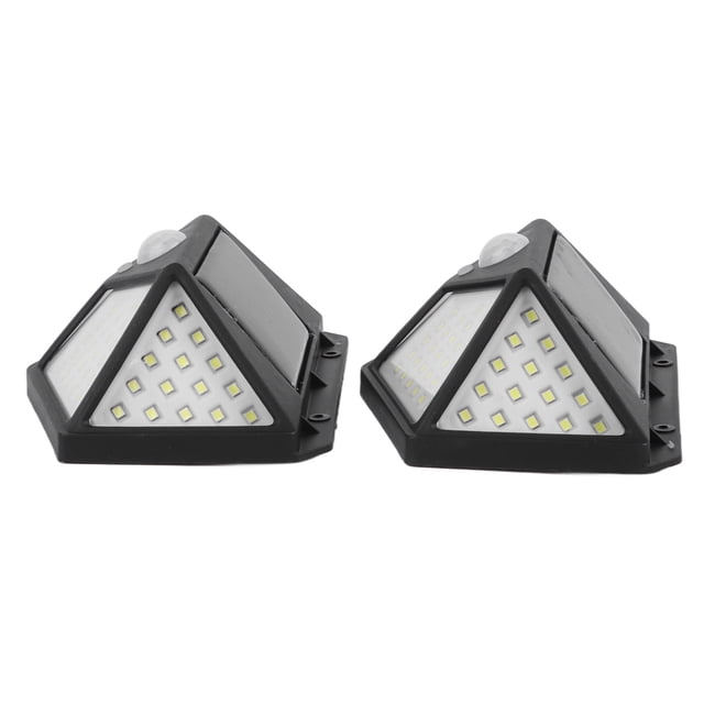 Lámpara Solar Con Sensor De Movimiento, 100 LED, 2 Piezas, Luz Con Detección Solar, Ahorro De Energía De Alta Eficiencia Para Patio