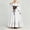 #0411-White, variant on Puyaiuu Women Off Shoulder Puff Sleeve Gothic Corset Waist Ruffle Hem Halloween Long Maxi Dress Black M Gift